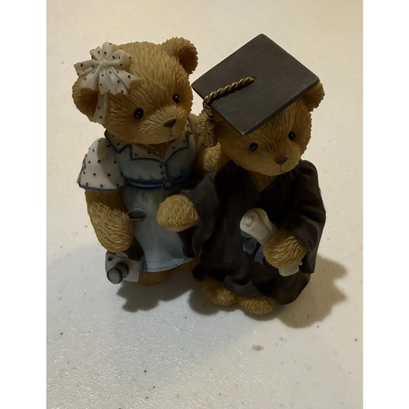 Cherished Teddies Other - Cherished Teddies Ernestine & Regina Graduation Resin Collector's Edition